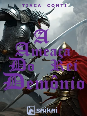 Capa da novel A Ameaça do Rei Demônio