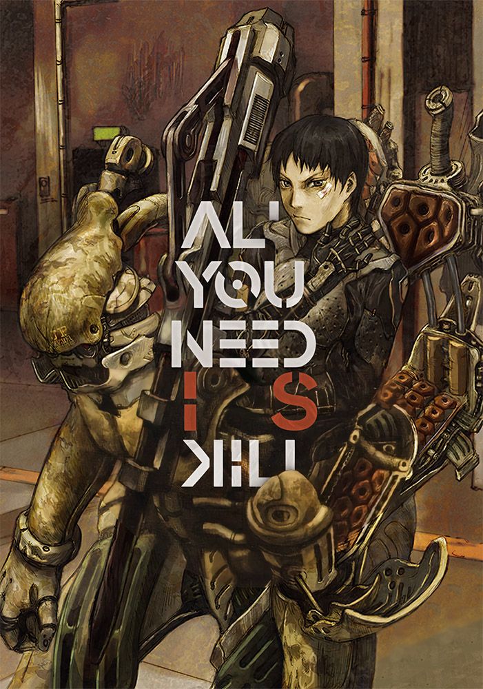 Capa da novel All You Need Is Kill