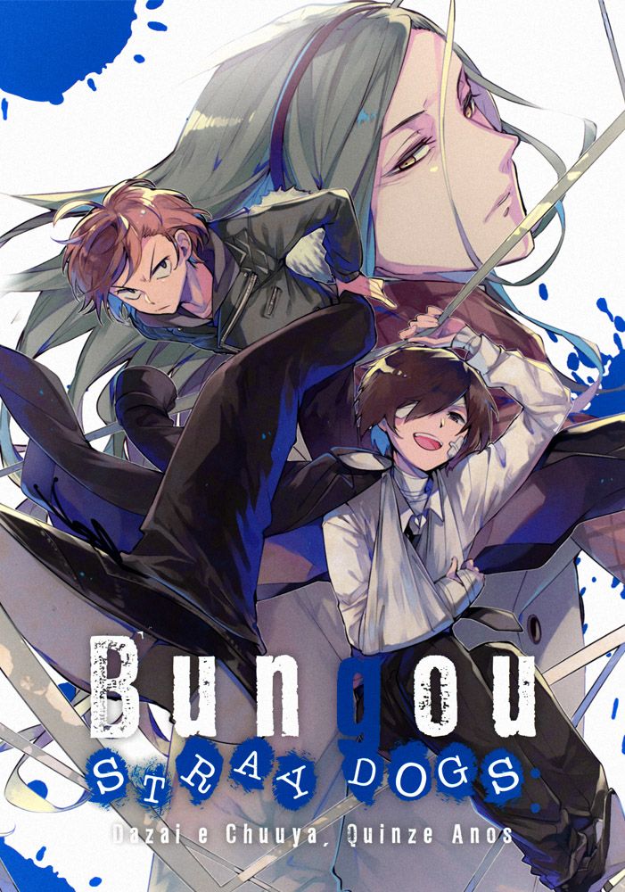 Capa da novel Bungou Stray Dogs: Dazai e Chuuya, Quinze Anos