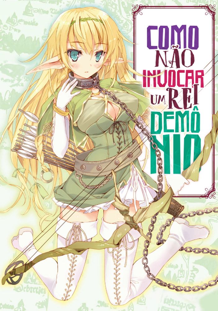 Capa da novel Como NÃO Invocar um Rei Demônio