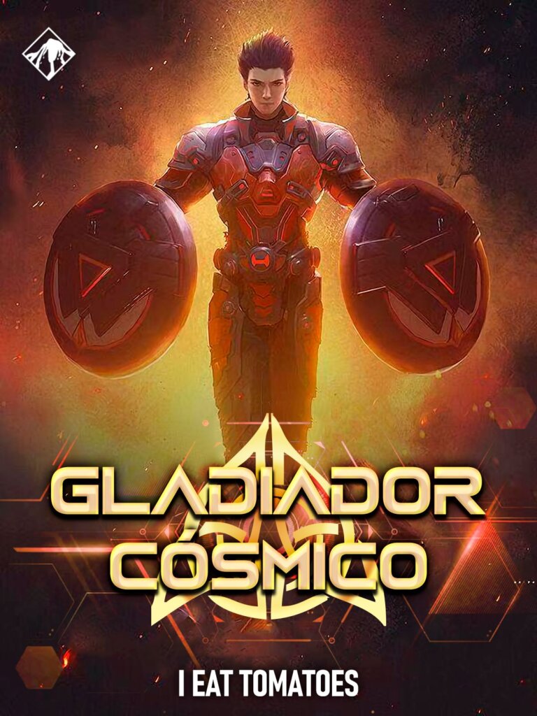 Capa da novel Gladiador Cósmico