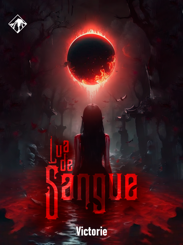 Capa da novel Lua de Sangue
