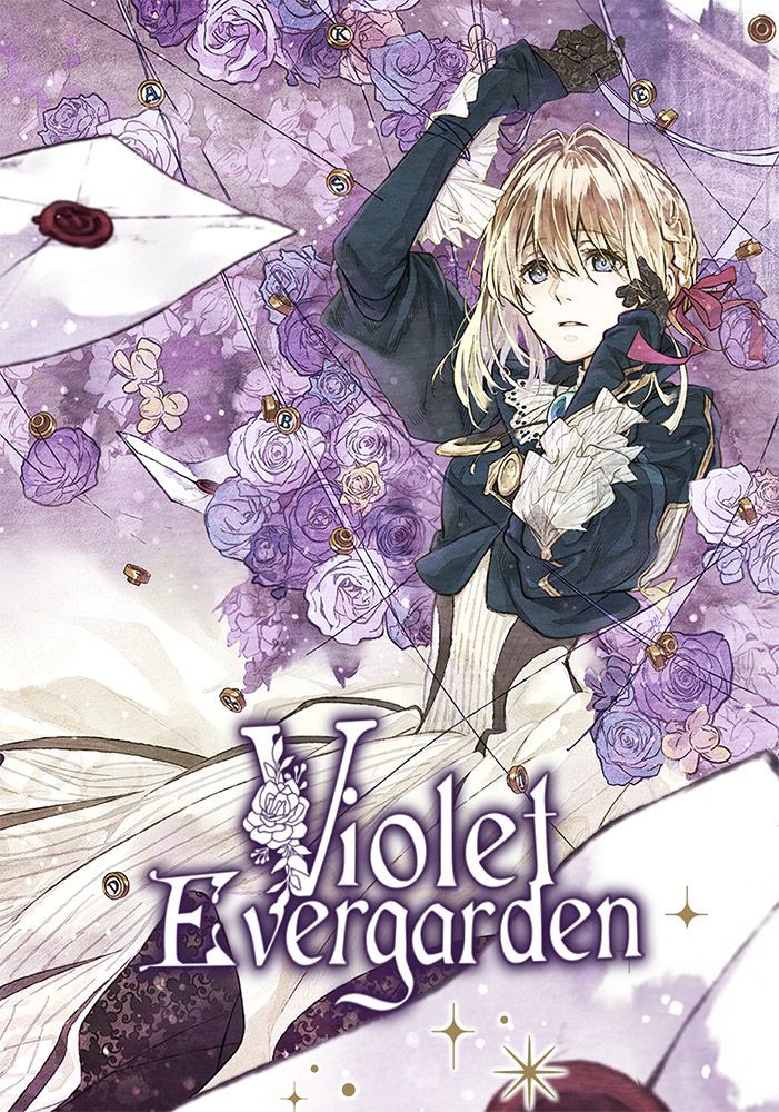Capa da novel Violet Evergarden